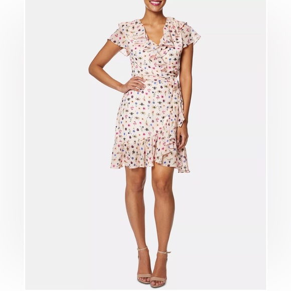 Betsey Johnson Dresses & Skirts - NWT Betsey Johnson Bug Garden wrap dress sz 10